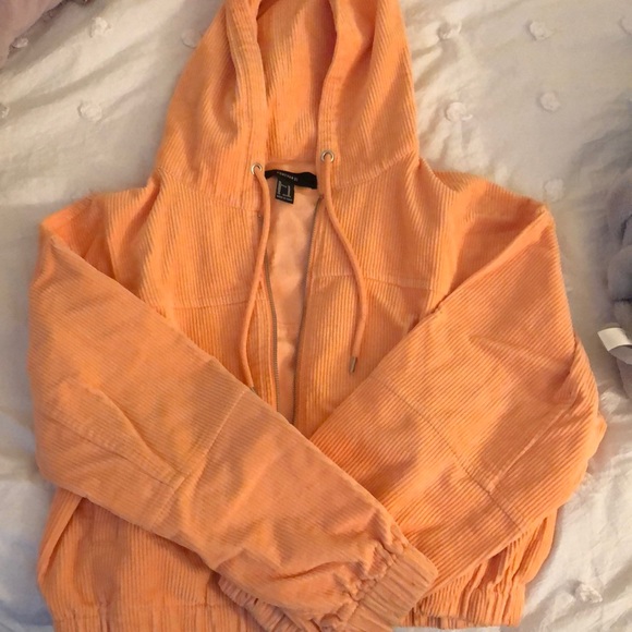 LIKE NEW Forever 21 Cropped Corduroy Jacket - Picture 1 of 3
